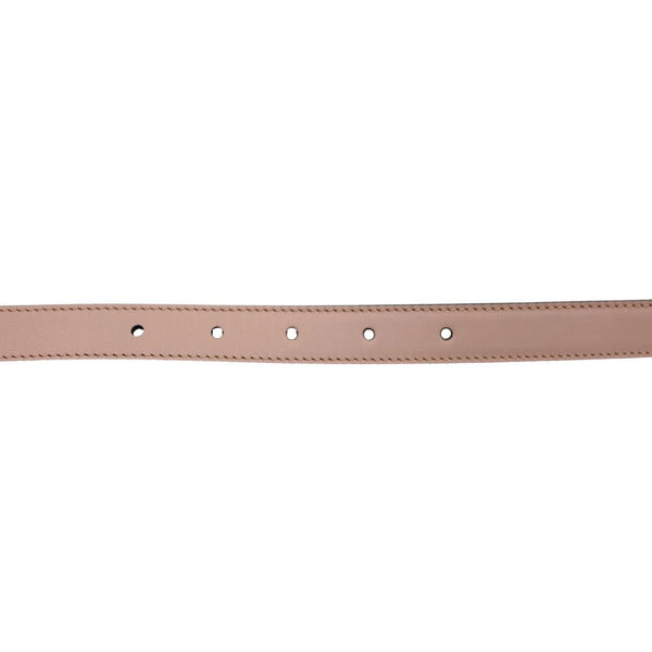 GUCCI GG Buckle Leather Belt  Beige 525040 Size  85/34