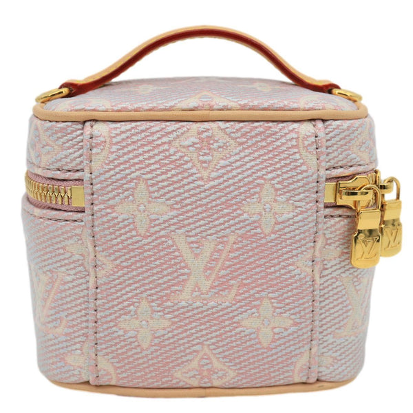 LOUIS VUITTON Monoglam Canvas Micro Vanity Case Pink