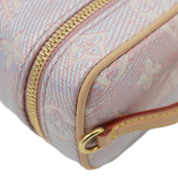 LOUIS VUITTON Monoglam Canvas Micro Vanity Case Pink