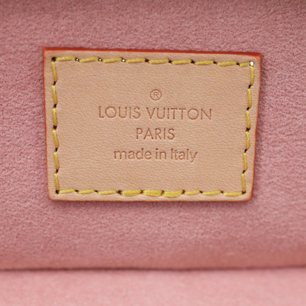 LOUIS VUITTON Monoglam Canvas Micro Vanity Case Pink