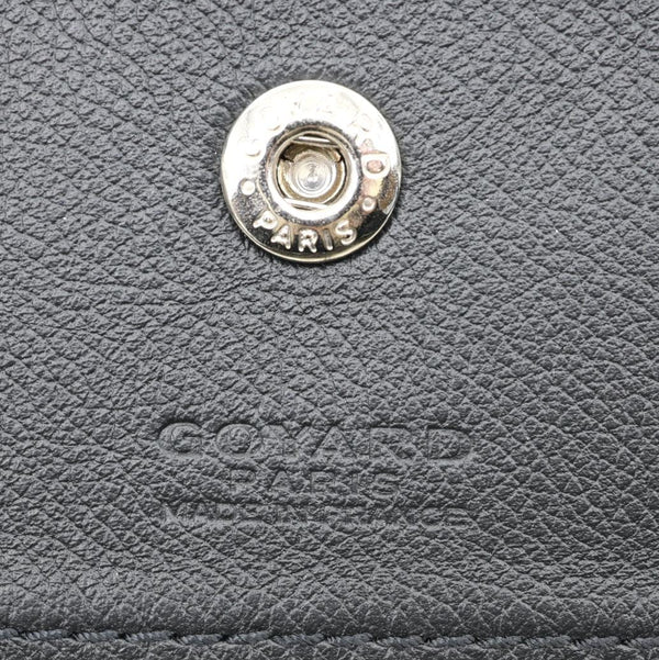 GOYARD Saint Louis PM Chevron Print Canvas Tote Bag Black