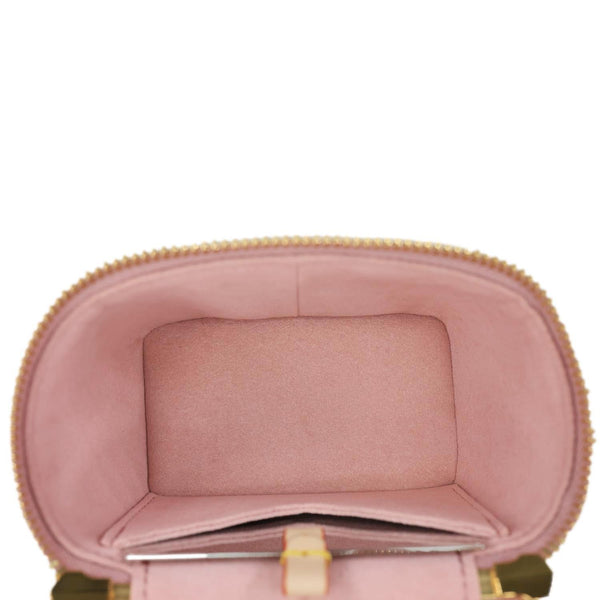 LOUIS VUITTON Monoglam Canvas Micro Vanity Case Pink