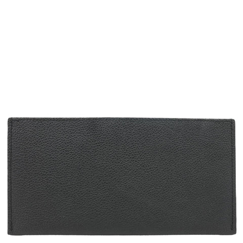 LOUIS VUITTON Felicie Calfskin Leather Card Holder Black