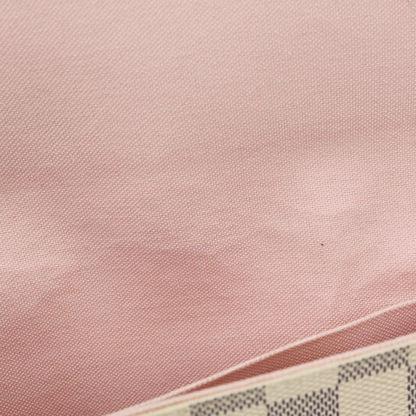 LOUIS VUITTON Felicie Pochette Damier Azur Crossbody Bag Rose Ballerine