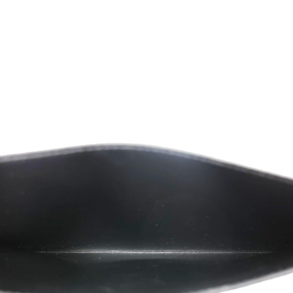 LOUIS VUITTON Felicie Calfskin Leather Card Holder Black