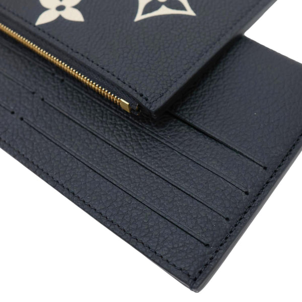 LOUIS VUITTON Pochette Monogram Empreinte Leather Insert Card Holder Black