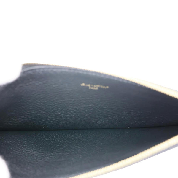 LOUIS VUITTON Pochette Monogram Empreinte Leather Insert Card Holder Black
