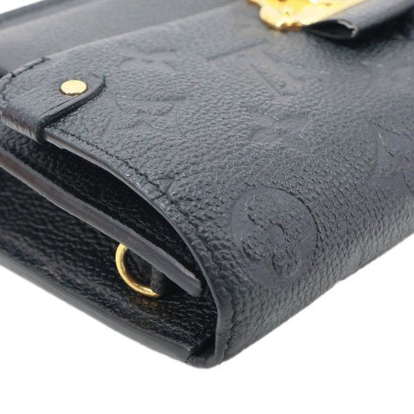 LOUIS VUITTON Vavin Monogram Empreinte Chain Shoulder Bag Black