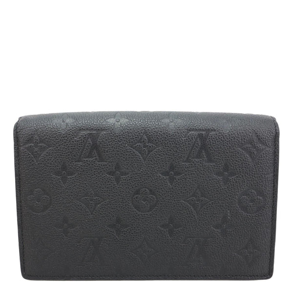 LOUIS VUITTON Vavin Monogram Empreinte Chain Shoulder Bag Black