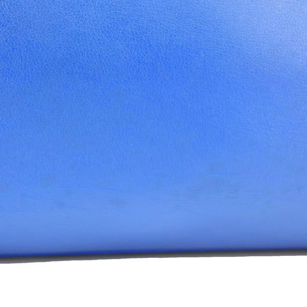 YVES SAINT LAURENT Cabas ChYc Small Leather Crossbody Bag Blue