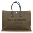 YVES SAINT LAURENT Rive Gauche Large Canvas Tote Bag Brown