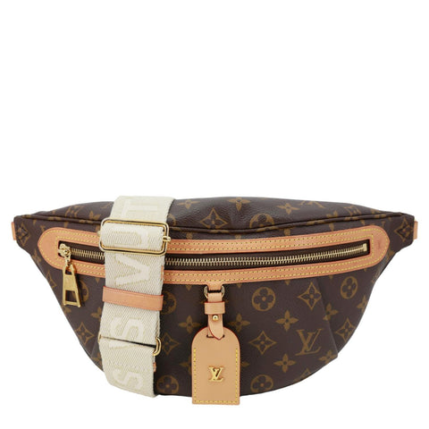 LOUIS VUITTON High Rise Monogram Canvas Bumbag Brown