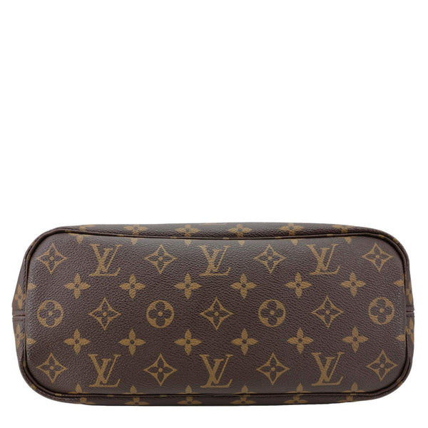 LOUIS VUITTON Neverfull PM Monogram Canvas Tote Bag Brown