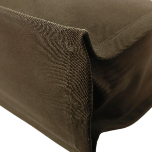 YVES SAINT LAURENT Rive Gauche Large Canvas Tote Bag Brown