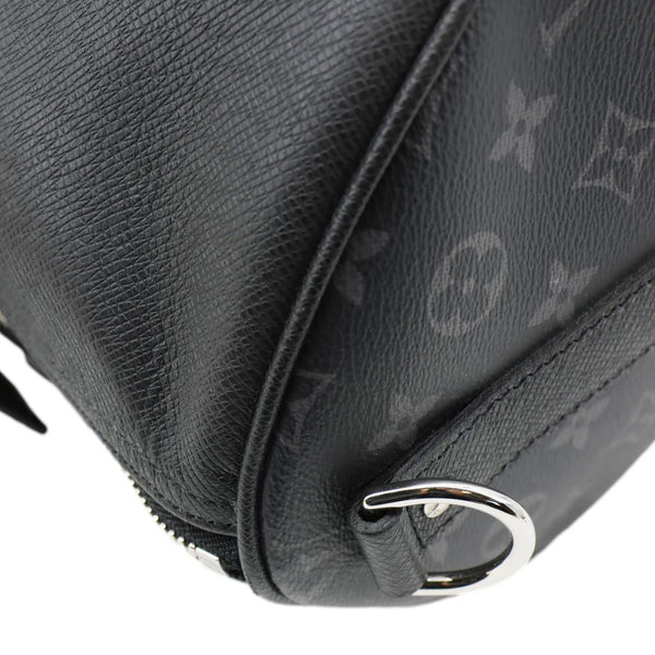 LOUIS VUITTON Keepall 50 Bandouliere Taigarama Travel Bag Black