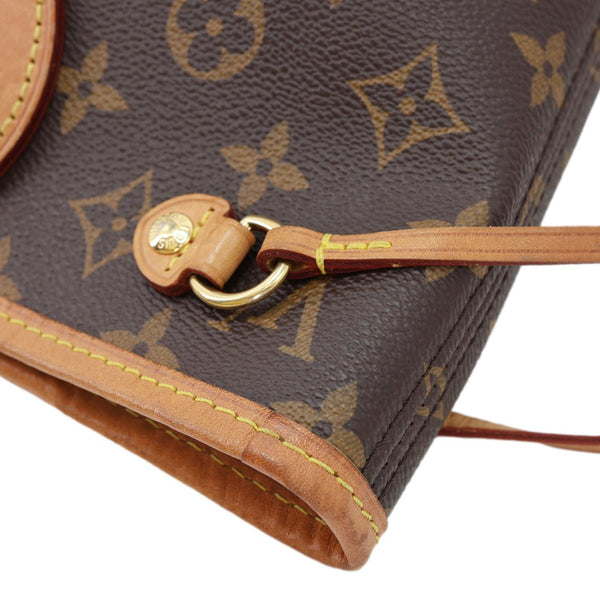 LOUIS VUITTON Neverfull PM Monogram Canvas Tote Bag Brown