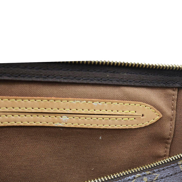 LOUIS VUITTON Speedy 35 Monogram Canvas Satchel Bag Brown