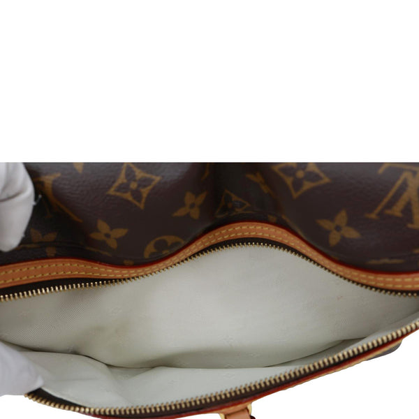 LOUIS VUITTON High Rise Monogram Canvas Bumbag Brown