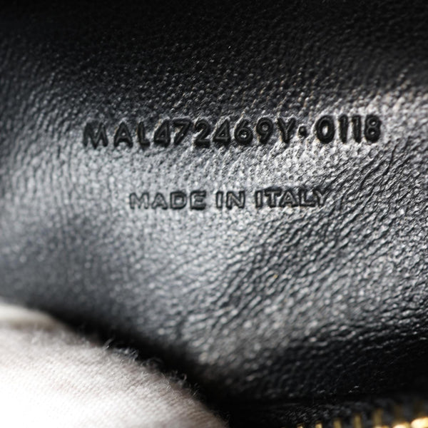 YVES SAINT LAURENT Cabas Baby Leather Tote Shoulder Bag Gray