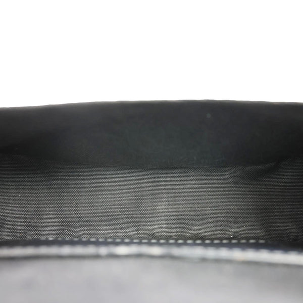 CHRISTIAN DIOR Bobby Medium Oblique Jacquard Canvas Crossbody Bag Navy Blue