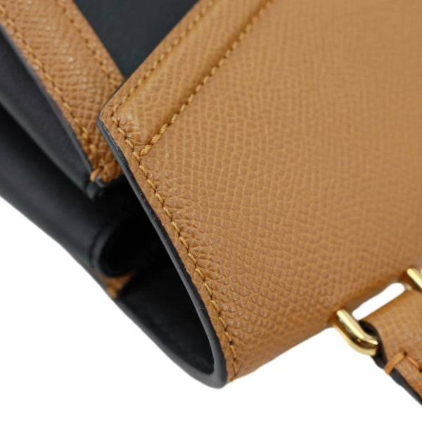 LOUIS VUITTON Arch PM Leather Shoulder Bag Black