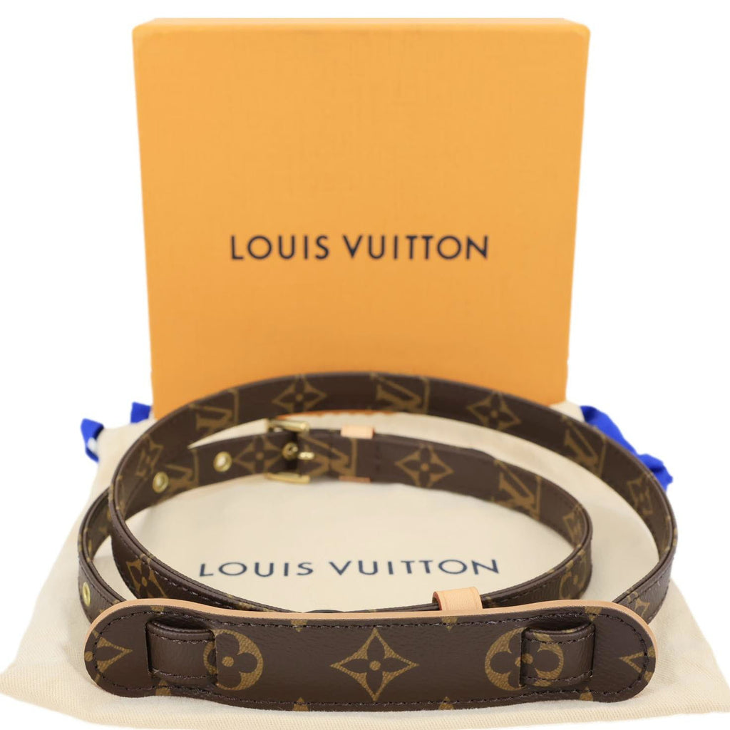 LOUIS VUITTON Monogram Canvas Strap Brown