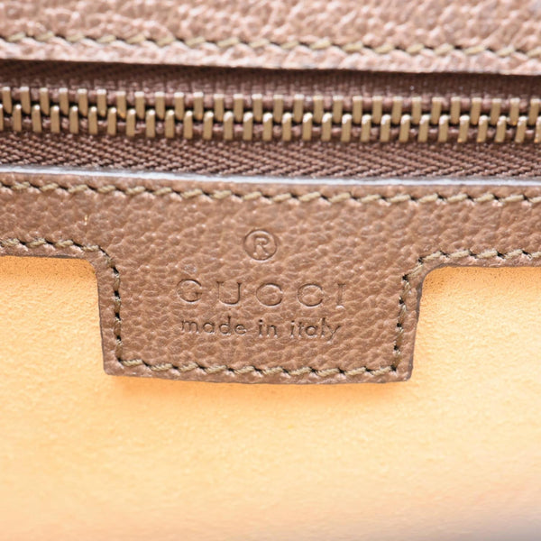 GUCCI Ophidia Medium GG Supreme Canvas Web Shoulder Bag Beige 651055