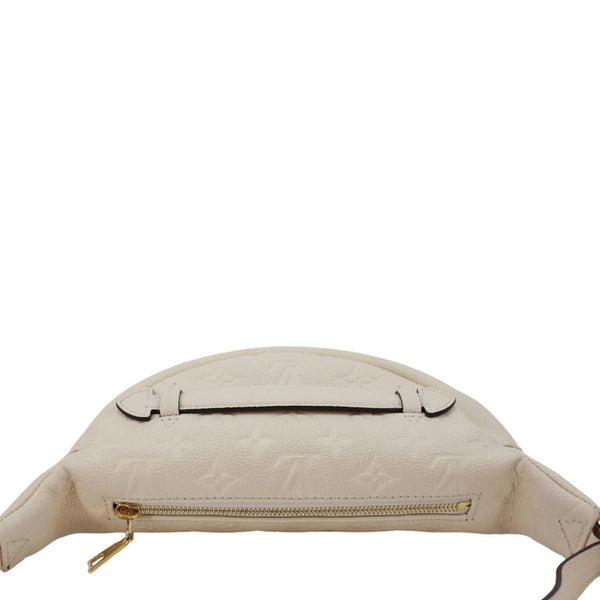 LOUIS VUITTON Monogram Empreinte Leather Bumbag Cream