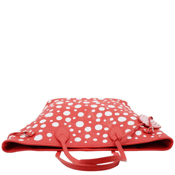 LOUIS VUITTON x Yayoi Kusama Neverfull MM  Infinity Dots Empreinte Leather Tote Bag Red