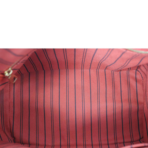 LOUIS VUITTON Speedy 25 Bandouliere Monogram Empreinte Leather Crossbody Bag Red