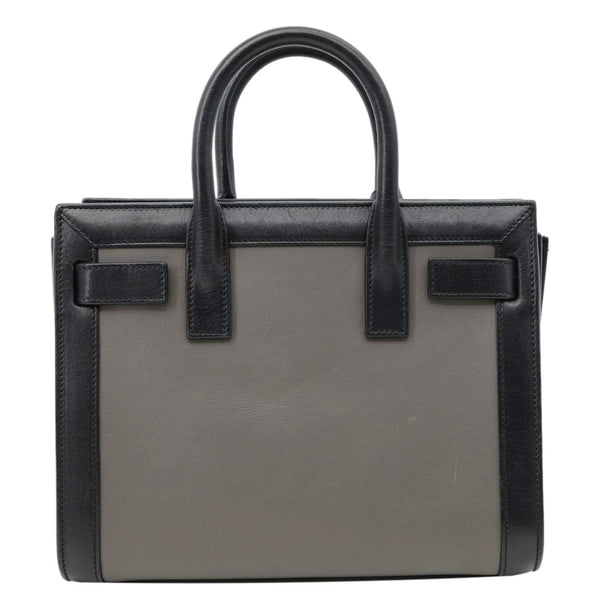 YVES SAINT LAURENT Sac de Jour Nano Leather Satchel Bag Bicolor