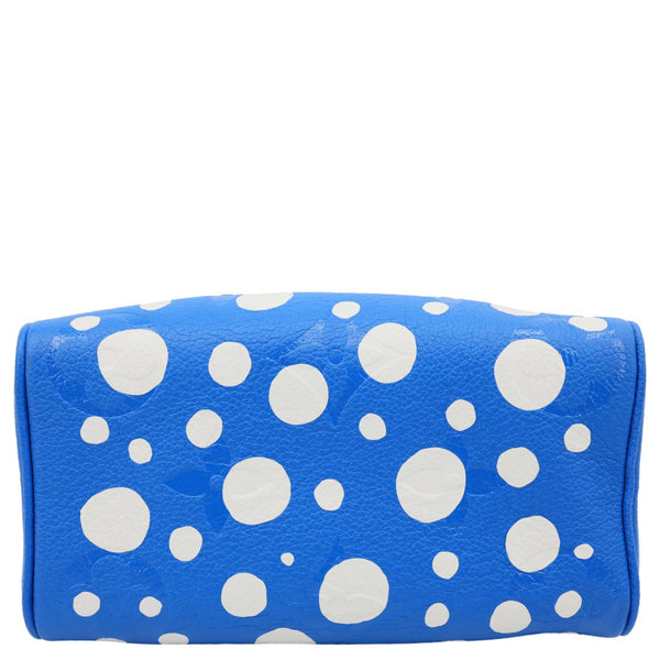LOUIS VUITTON x Yayoi Kusama Speedy 20 Bandouliere Empreinte Infinity Dots Crossbody Bag Blue