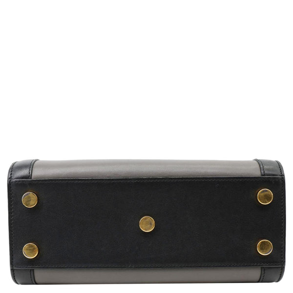 YVES SAINT LAURENT Sac de Jour Nano Leather Satchel Bag Bicolor