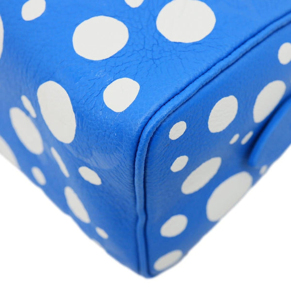 LOUIS VUITTON x Yayoi Kusama Speedy 20 Bandouliere Empreinte Infinity Dots Crossbody Bag Blue