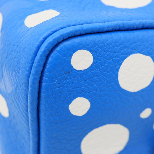 LOUIS VUITTON x Yayoi Kusama Speedy 20 Bandouliere Empreinte Infinity Dots Crossbody Bag Blue