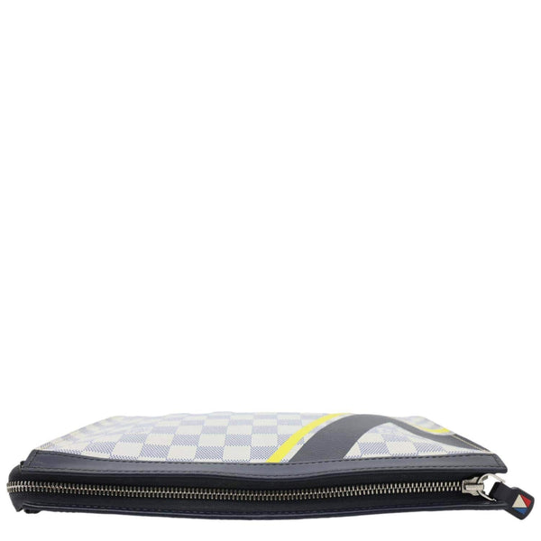 LOUIS VUITTON Voyage MM America's Cup Latitude Damier Azur Pouch White