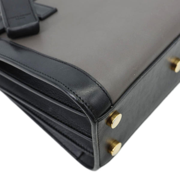 YVES SAINT LAURENT Sac de Jour Nano Leather Satchel Bag Bicolor