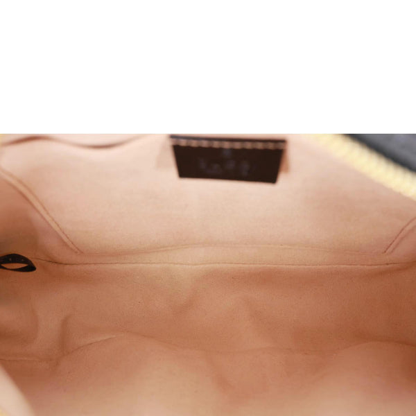 GUCCI Marmont Small Monogram Canvas Crossbody Camera Bag Beige 447632