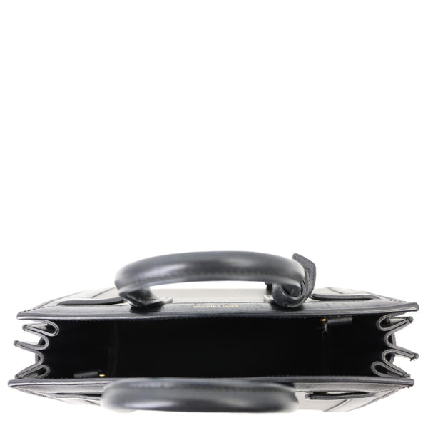 YVES SAINT LAURENT Sac de Jour Nano Leather Satchel Bag Bicolor