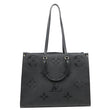 LOUIS VUITTON Onthego GM Giant Monogram Empreinte Shoulder Bag Black