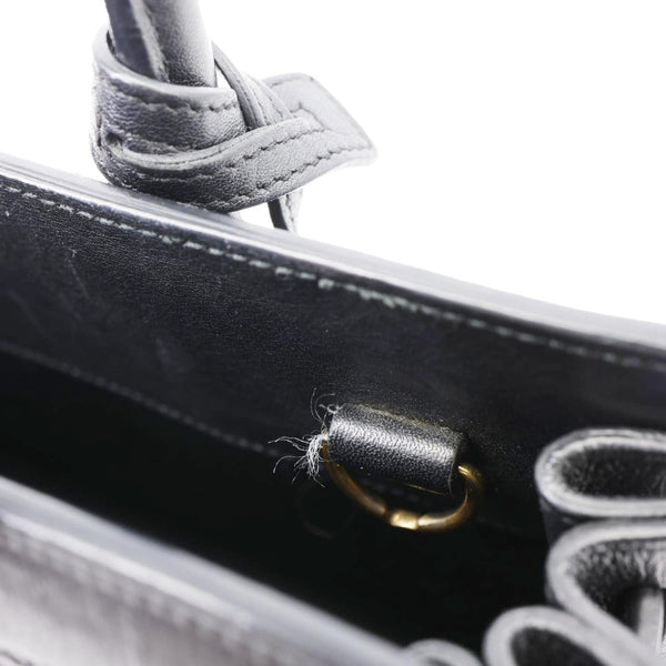 YVES SAINT LAURENT Sac de Jour Nano Leather Satchel Bag Bicolor