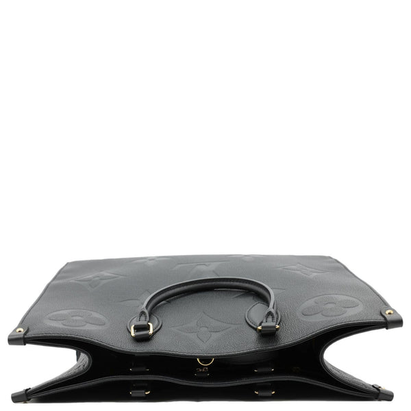 LOUIS VUITTON Onthego GM Giant Monogram Empreinte Shoulder Bag Black