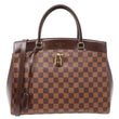 LOUIS VUITTON Rivoli MM Damier Ebene Shoulder Bag Brown