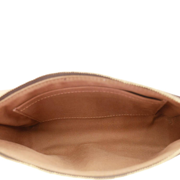 LOUIS VUITTON Pochette Accessoires Monogram Canvas Pouch Brown