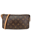 LOUIS VUITTON Pochette Accessoires Monogram Canvas Pouch Brown