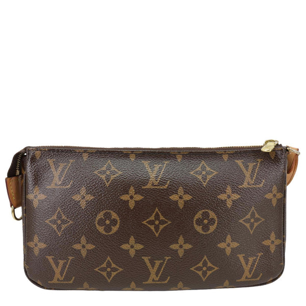 LOUIS VUITTON Pochette Accessoires Monogram Canvas Pouch Brown