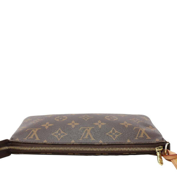 LOUIS VUITTON Pochette Accessoires Monogram Canvas Pouch Brown
