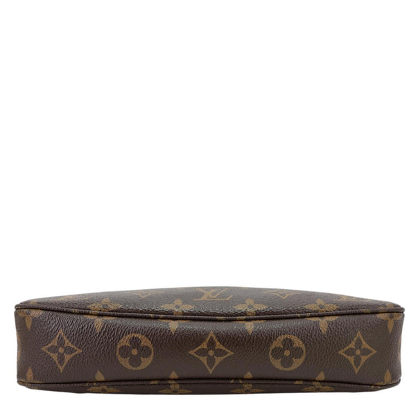 LOUIS VUITTON Pochette Accessoires Monogram Canvas Pouch Brown