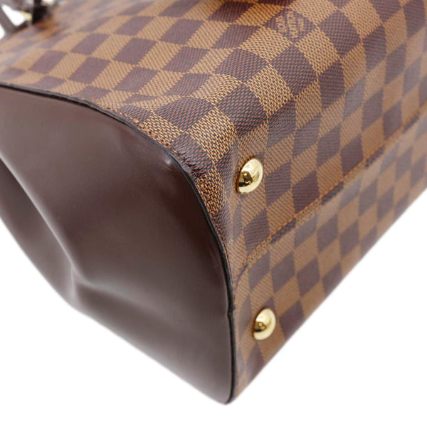 LOUIS VUITTON Rivoli MM Damier Ebene Shoulder Bag Brown