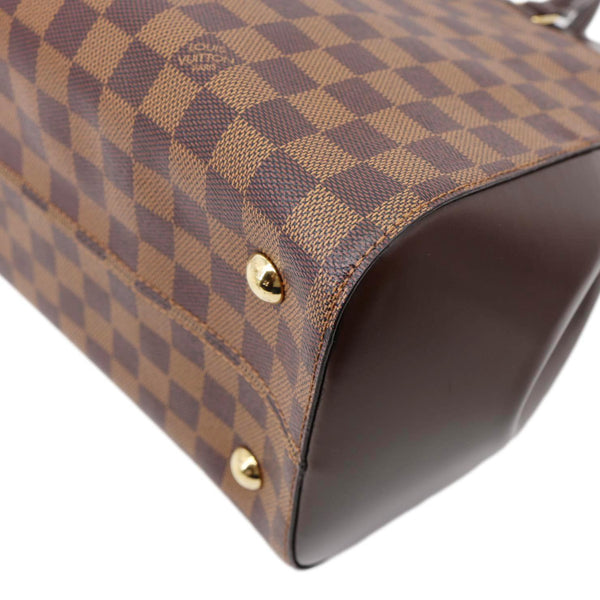 LOUIS VUITTON Rivoli MM Damier Ebene Shoulder Bag Brown